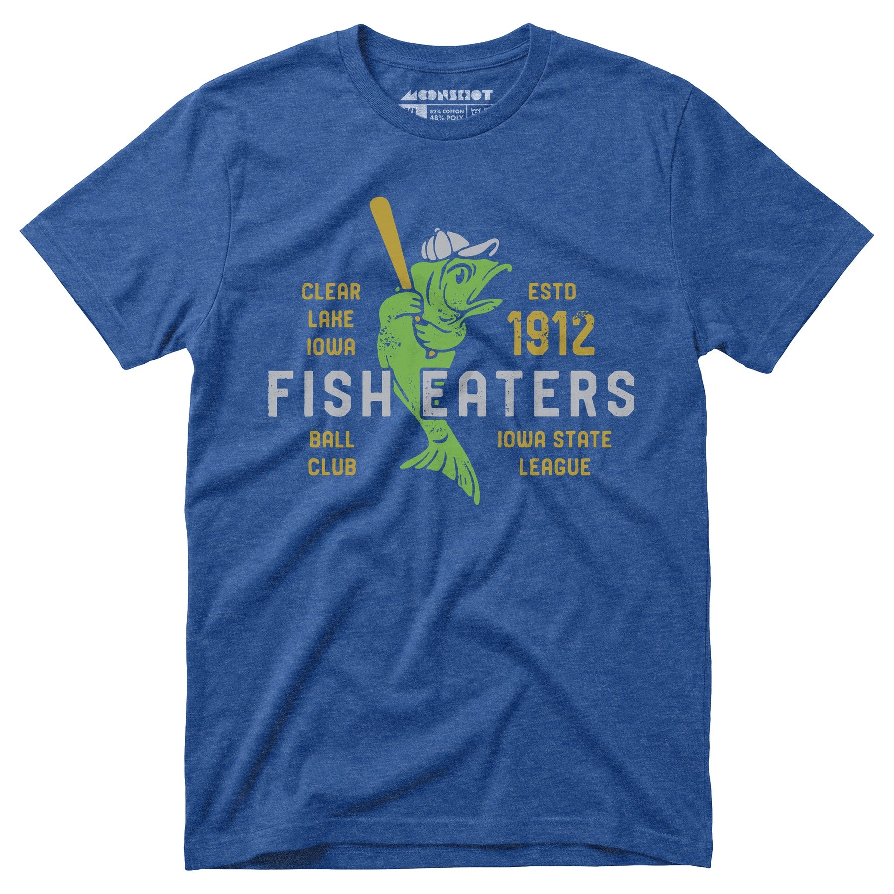 Clear Lake Fish Eaters - Iowa  - Vintage Defunct Baseball Teams - Unisex T-Shirt