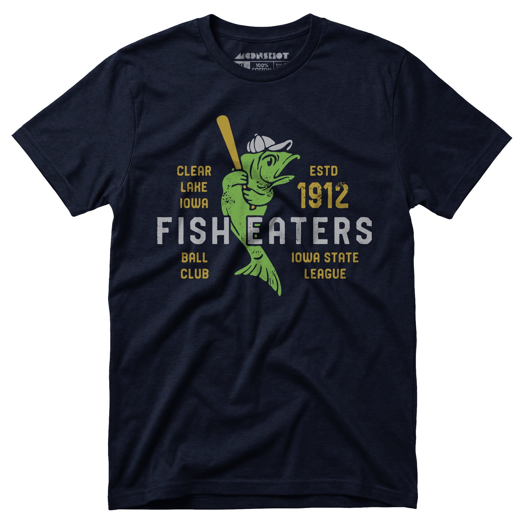 Clear Lake Fish Eaters - Iowa  - Vintage Defunct Baseball Teams - Unisex T-Shirt