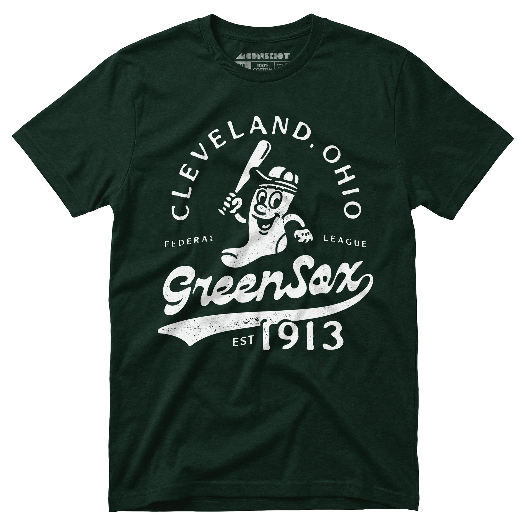 Cleveland Green Sox - Ohio - Vintage Defunct Baseball Teams - Unisex T-Shirt