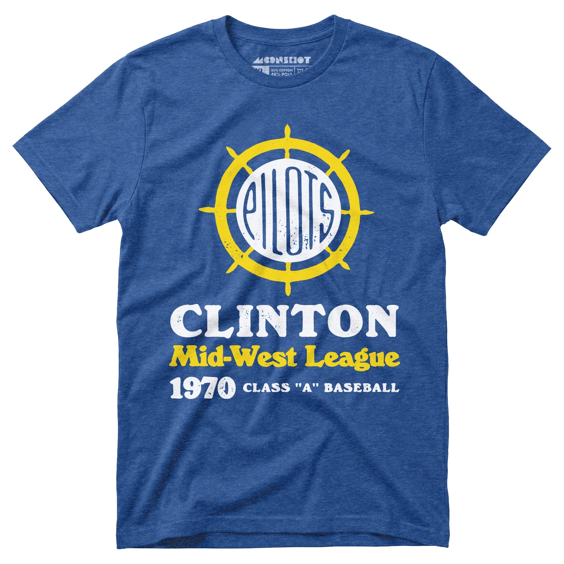 Clinton Pilots - Iowa - Vintage Defunct Baseball Teams - Unisex T-Shirt