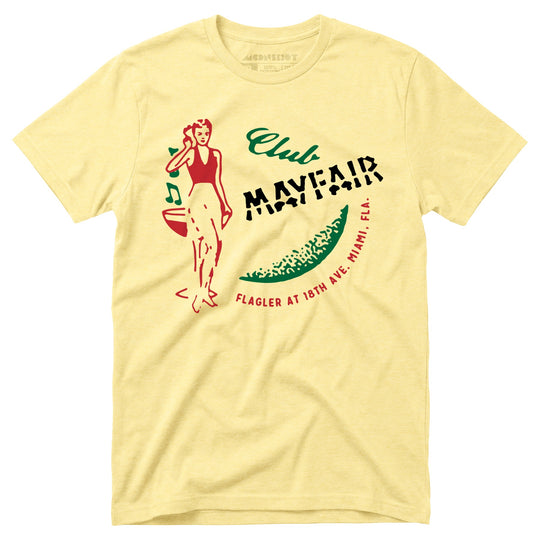 Club Mayfair - Miami, FL - Vintage Restaurant - Unisex T-Shirt
