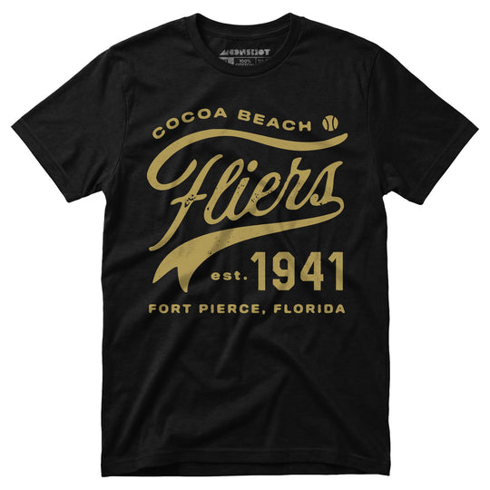 Cocoa Beach Fliers - Florida - Vintage Defunct Baseball Teams - Unisex T-Shirt