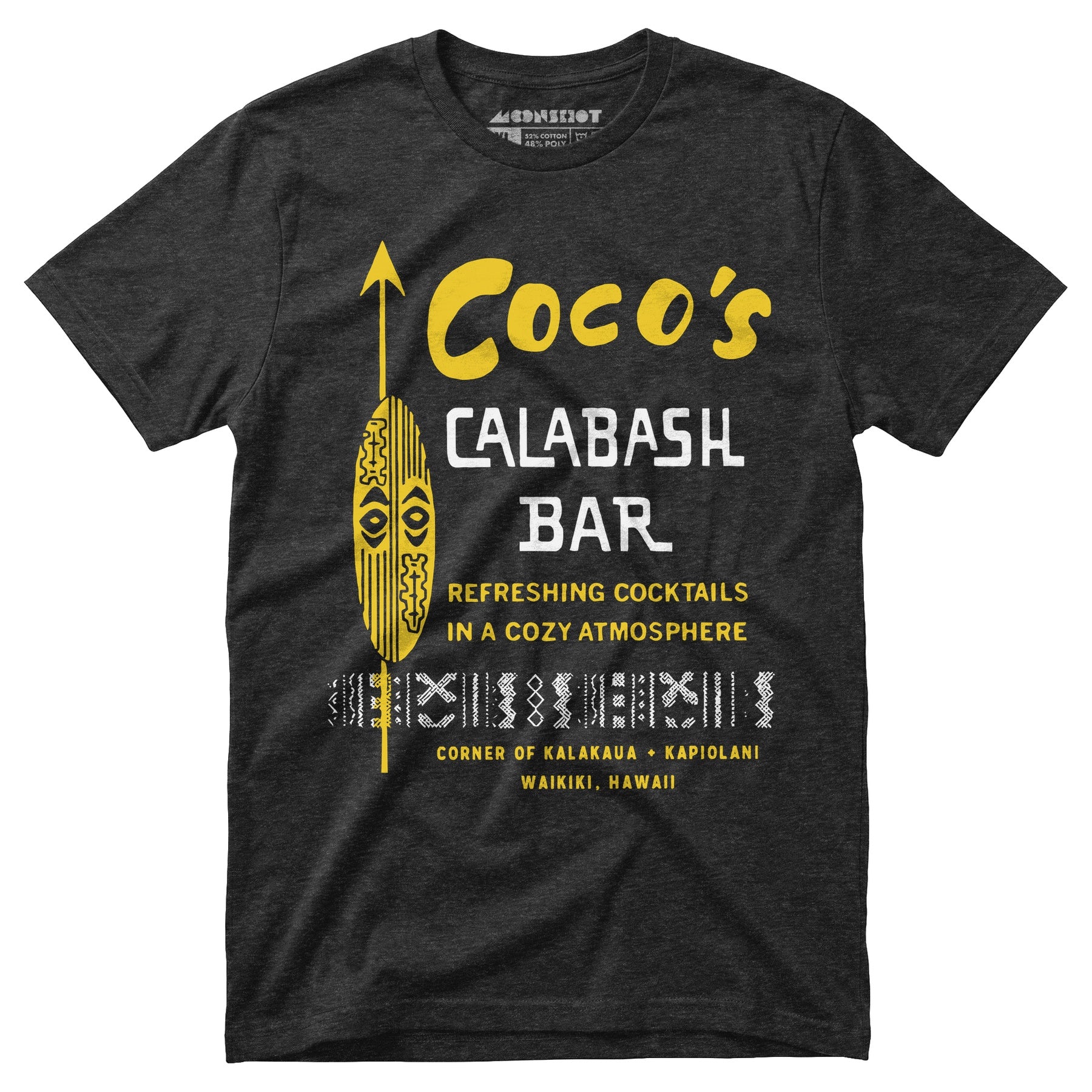 Coco's Calabash Bar - Waikiki, HI - Vintage Tiki Bar - Unisex T-Shirt