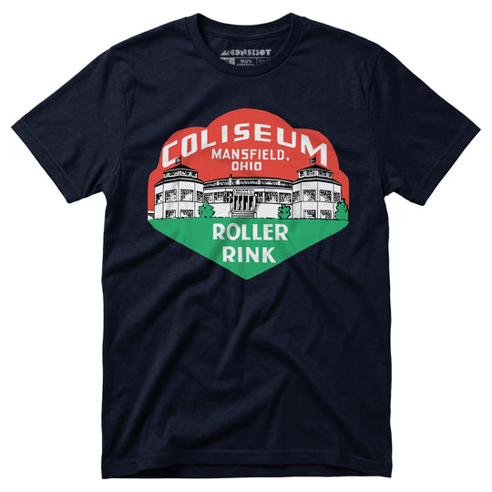 Coliseum - Mansfield, OH - Vintage Roller Rink - Unisex T-Shirt