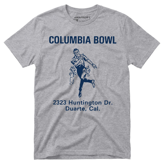 Columbia Bowl - Duarte, CA - Vintage Bowling Alley - Unisex T-Shirt