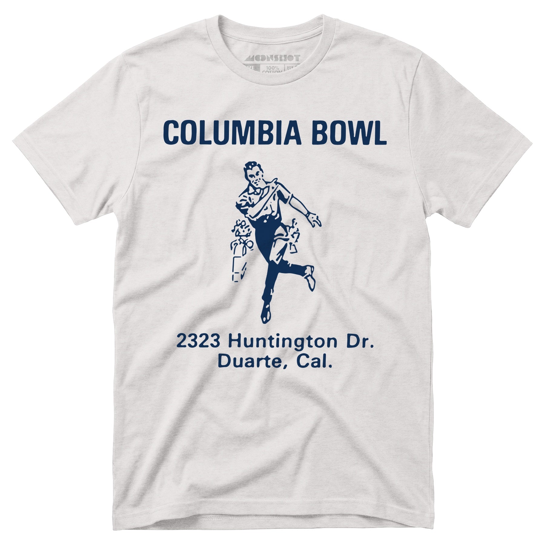 Columbia Bowl - Duarte, CA - Vintage Bowling Alley - Unisex T-Shirt
