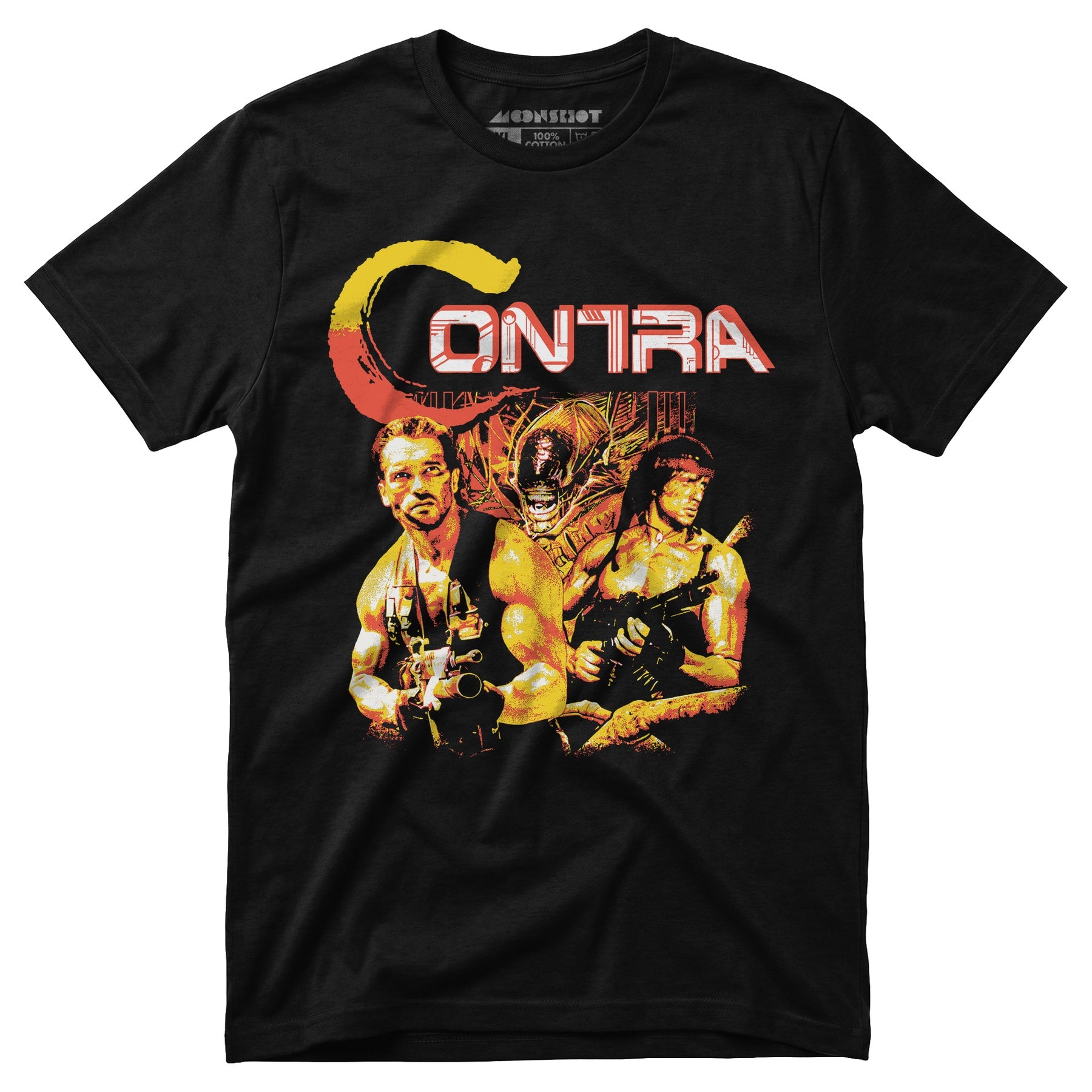 Contra Action Heroes Mashup Parody - Unisex T-Shirt