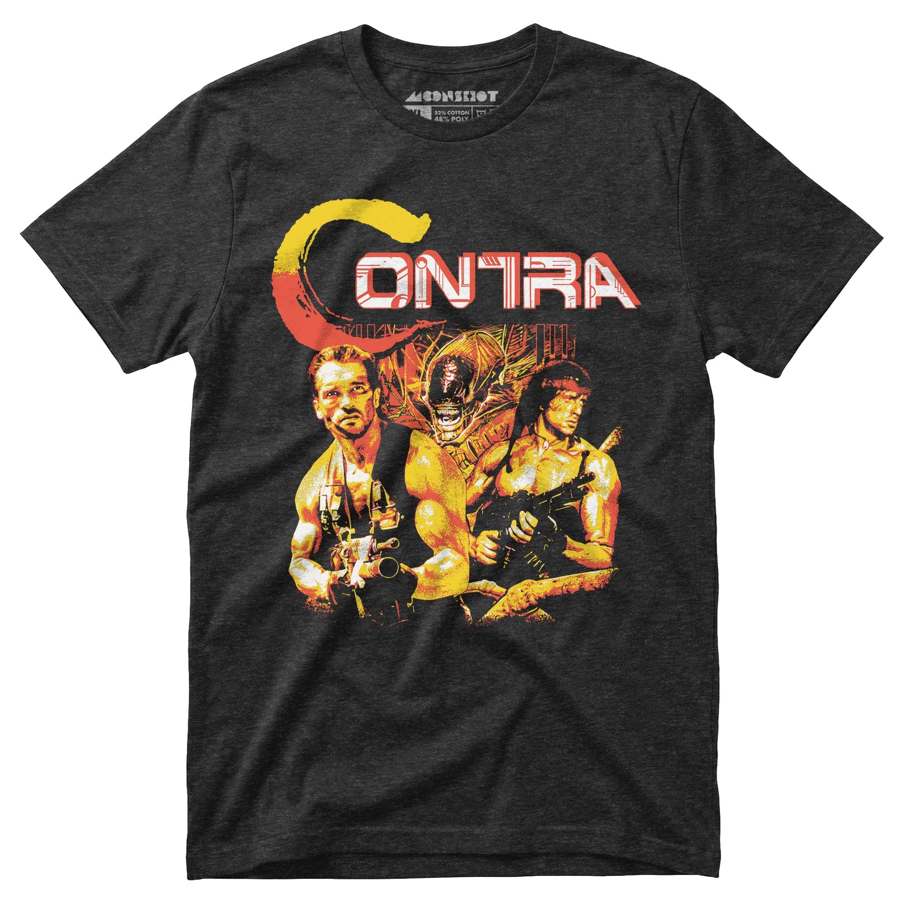 Contra Action Heroes Mashup Parody - Unisex T-Shirt