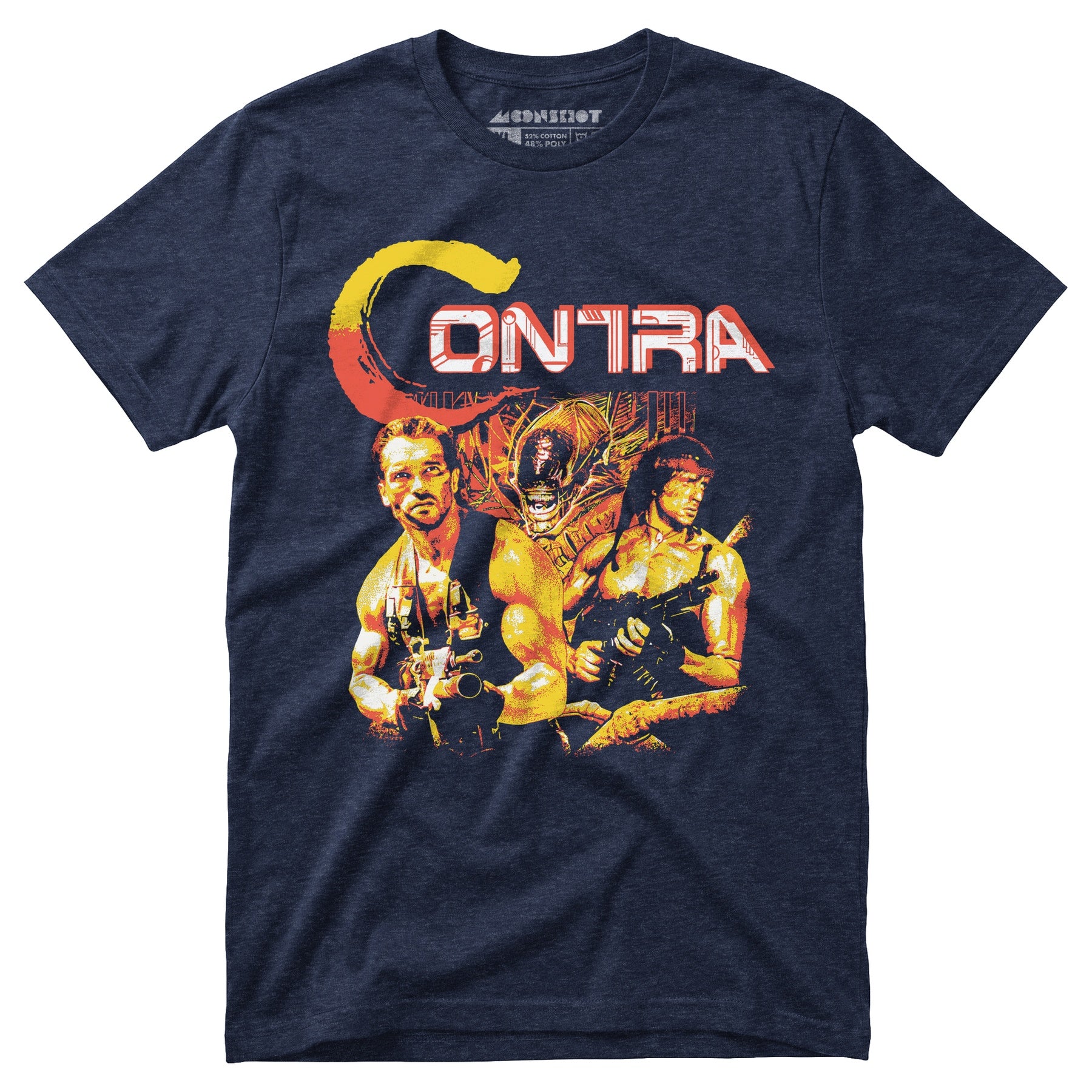 Contra Action Heroes Mashup Parody - Unisex T-Shirt