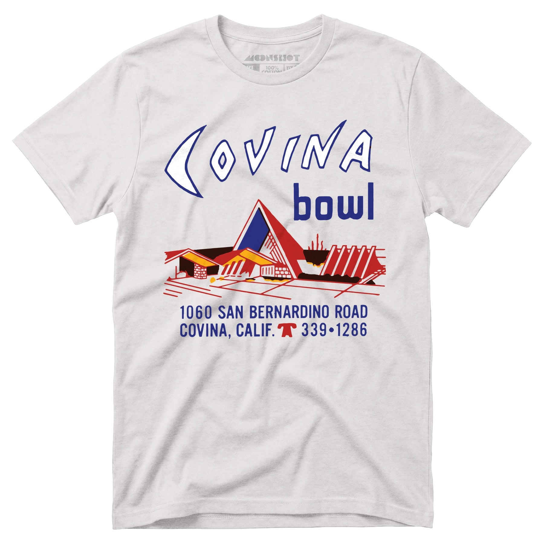 Covina Bowl - Covina, CA - Vintage Bowling Alley - Unisex T-Shirt