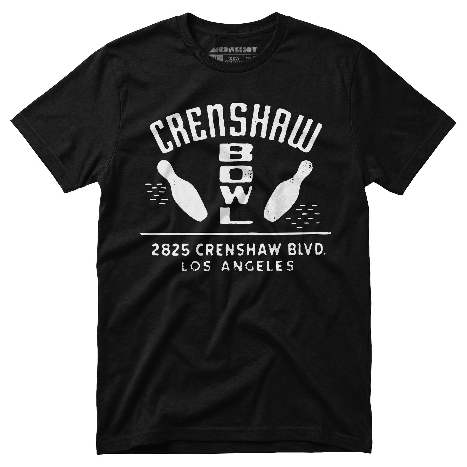 Crenshaw Bowl - Los Angeles, CA - Vintage Bowling Alley - Unisex T-Shirt