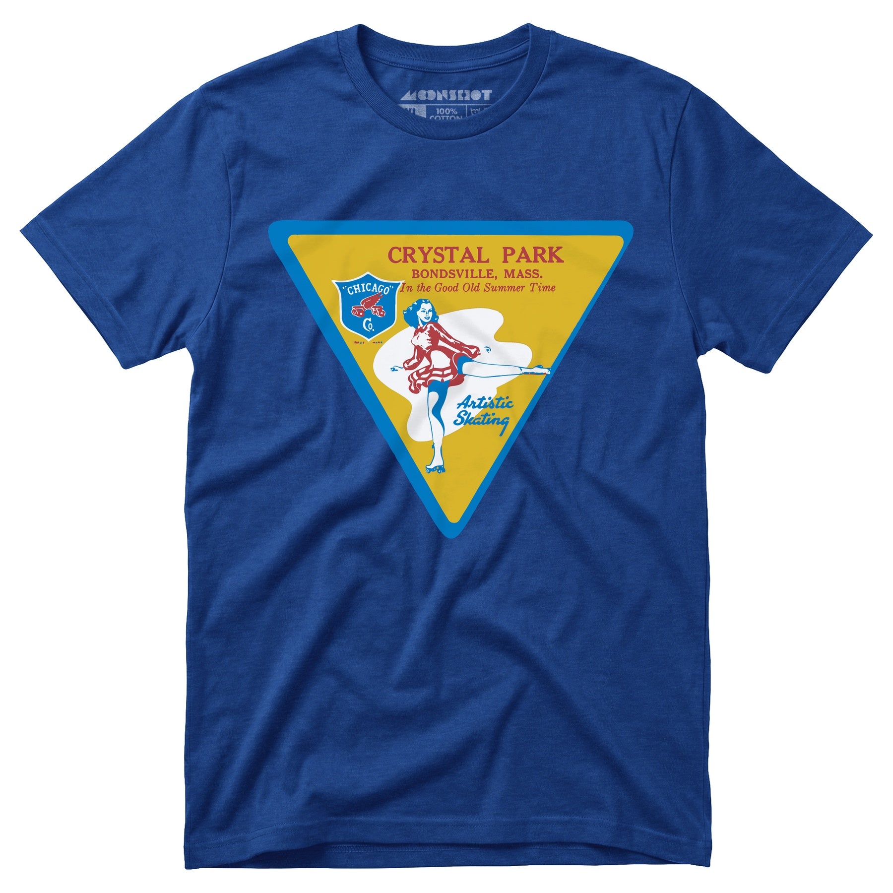 Crystal Park - Bondsville, MA - Vintage Roller Rink - Unisex T-Shirt