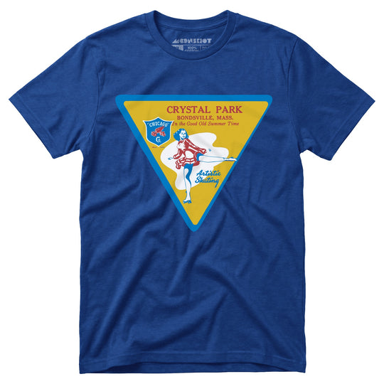 Crystal Park - Bondsville, MA - Vintage Roller Rink - Unisex T-Shirt
