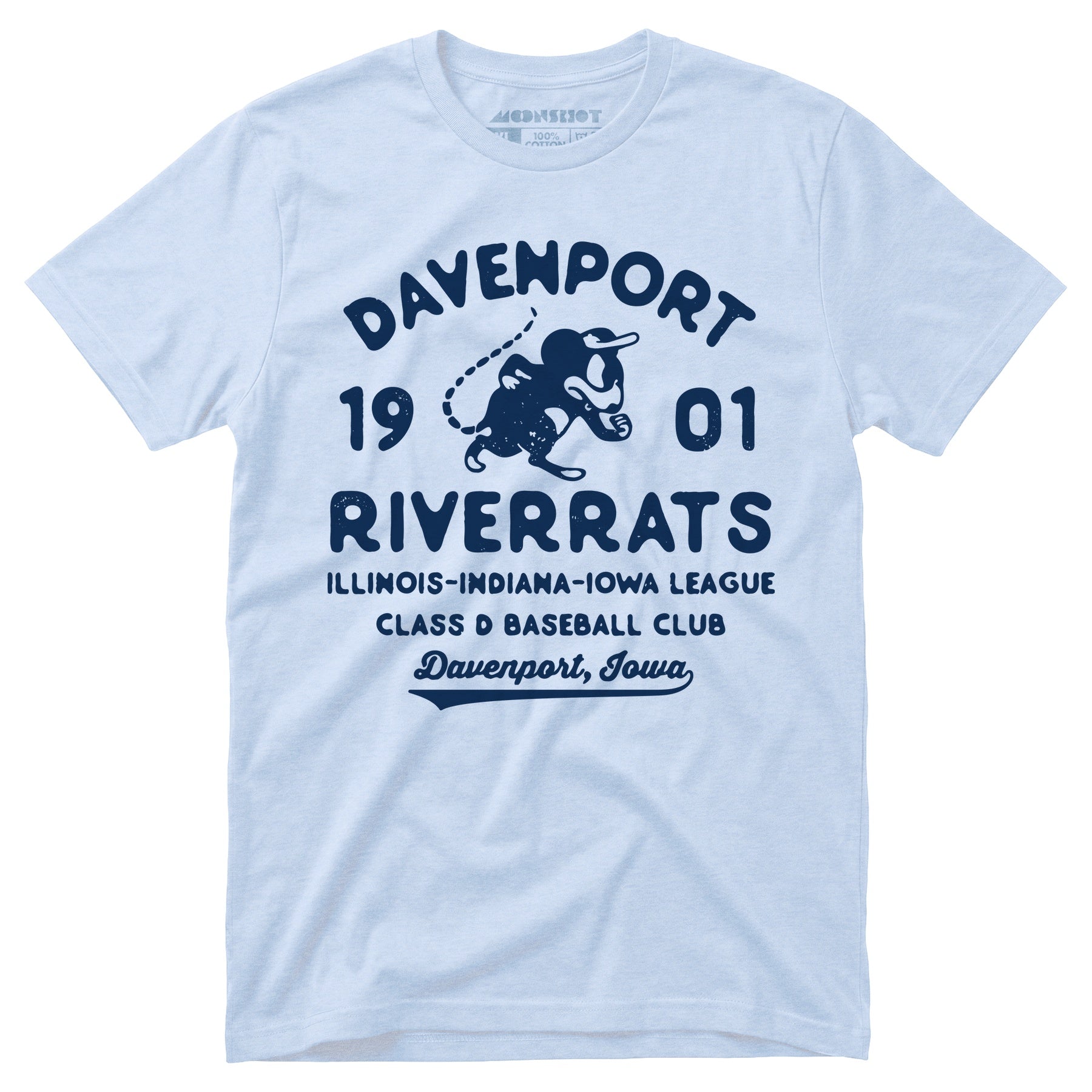 Davenport River Rats - Iowa - Vintage Defunct Baseball Teams - Unisex T-Shirt