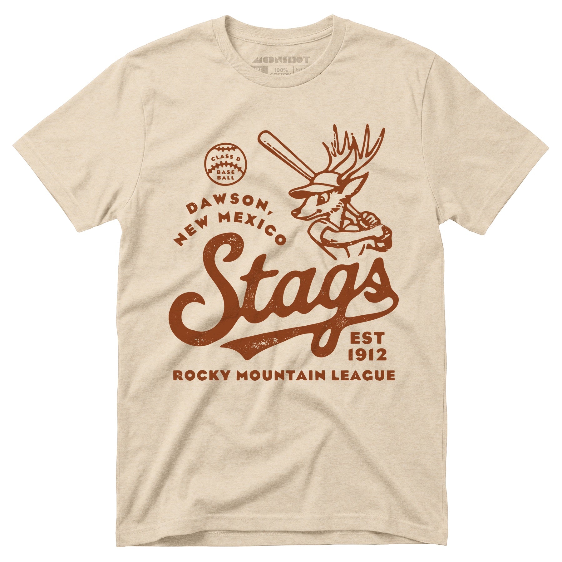 Dawson Stags - New Mexico - Vintage Defunct Baseball Teams - Unisex T-Shirt