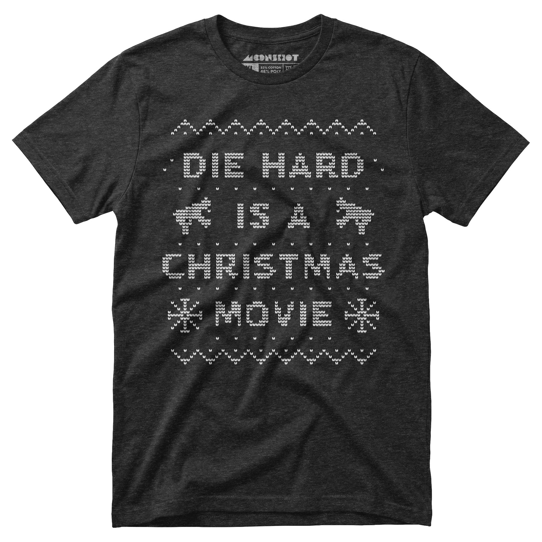 Die Hard is a Christmas Movie - Sweater Print Style - Unisex T-Shirt