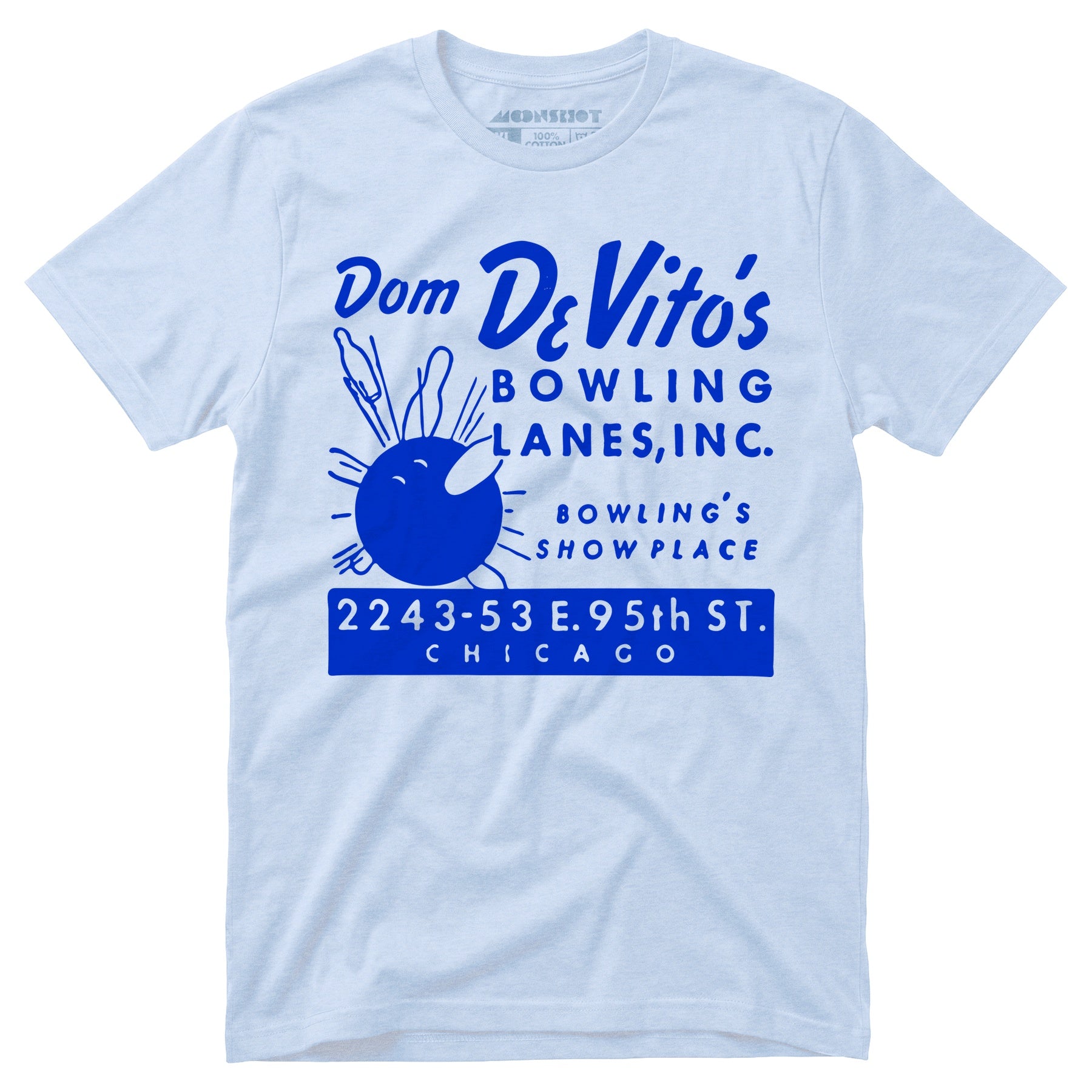 Dom DeVito's - Chicago, IL - Vintage Bowling Alley - Unisex T-Shirt