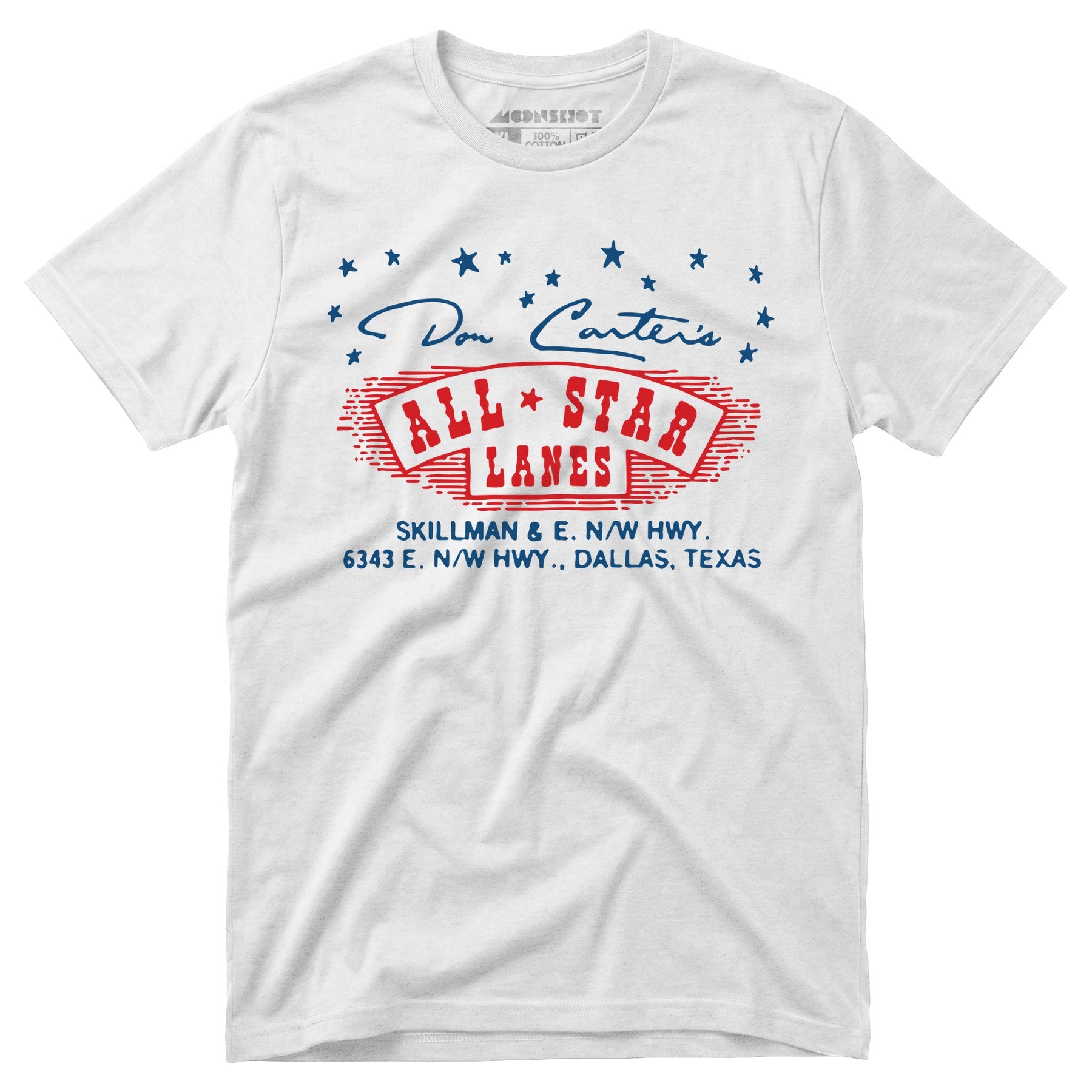 Don Carter's All Star Lanes - Dallas, TX - Vintage Bowling Alley - Unisex T-Shirt