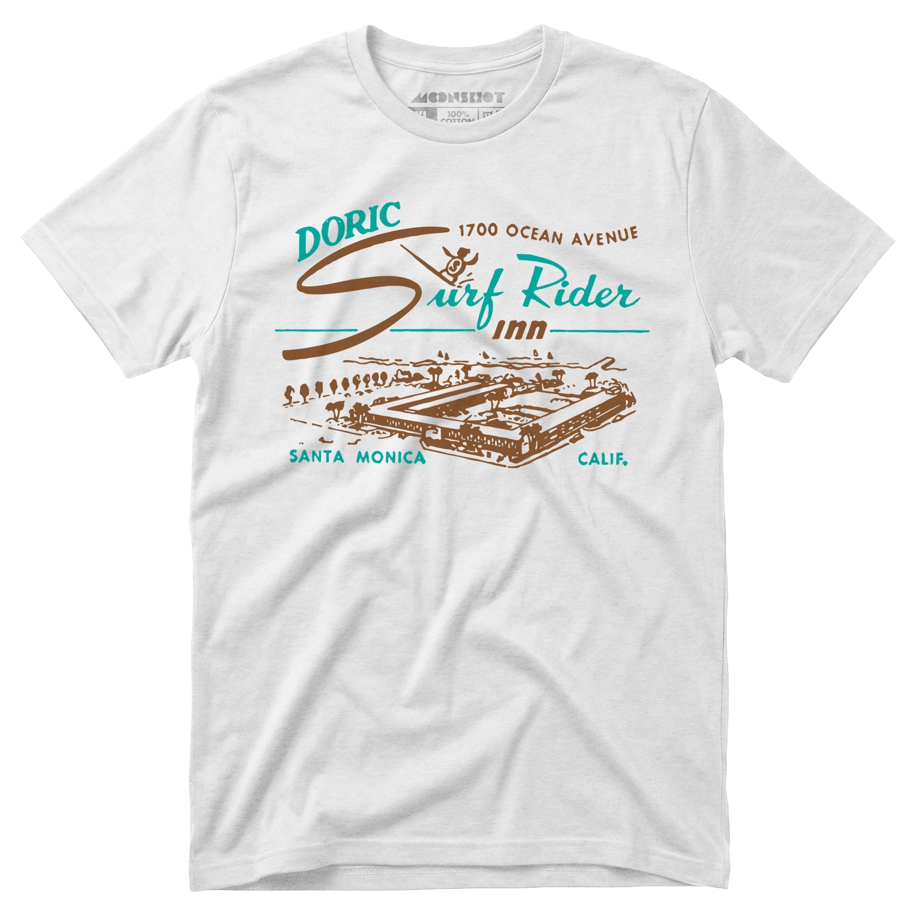 Doric Surf Rider Inn - Santa Monica, CA - Vintage Hotel - Unisex T-Shirt