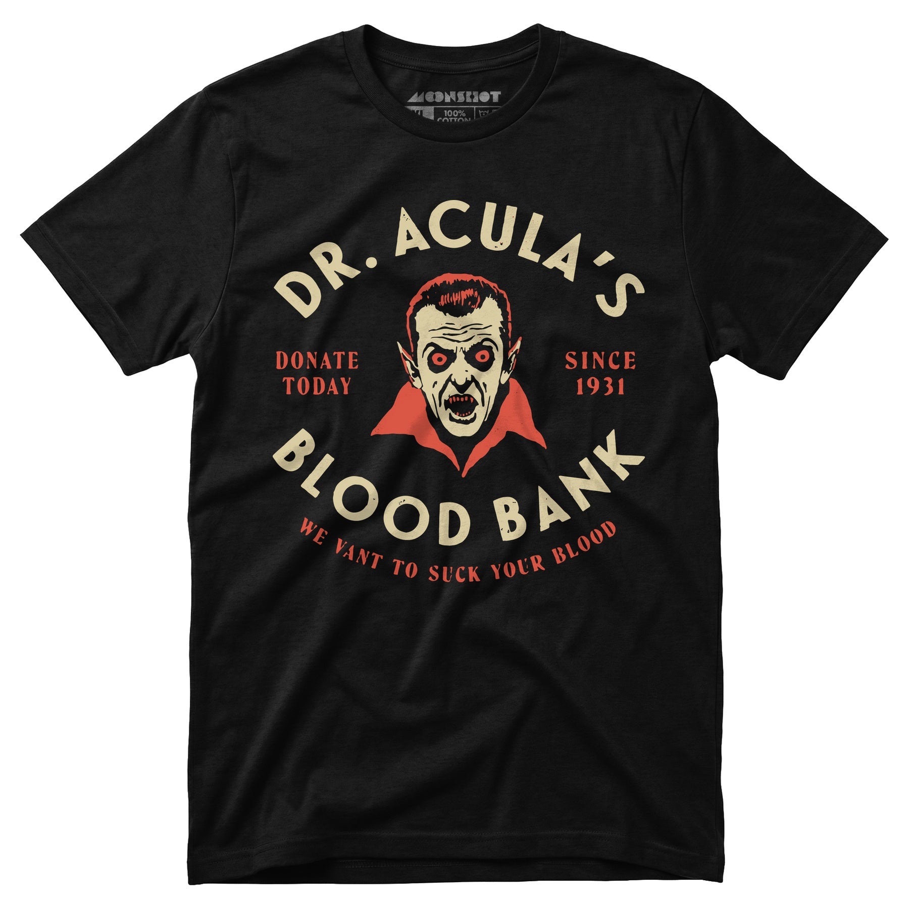 Dr. Acula's Blood Bank - Unisex T-Shirt
