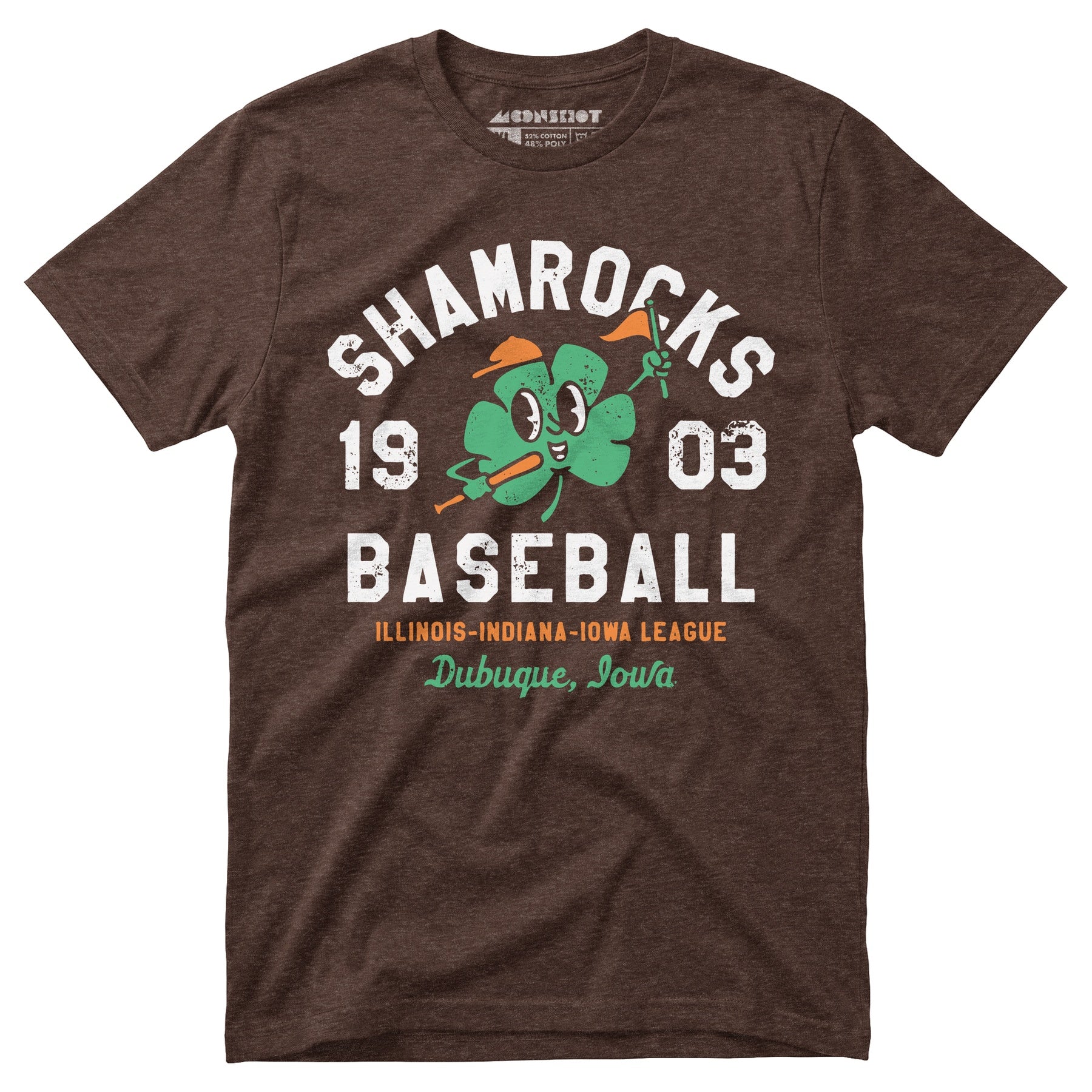 Dubuque Shamrocks - Iowa - Vintage Defunct Baseball Teams - Unisex T-Shirt