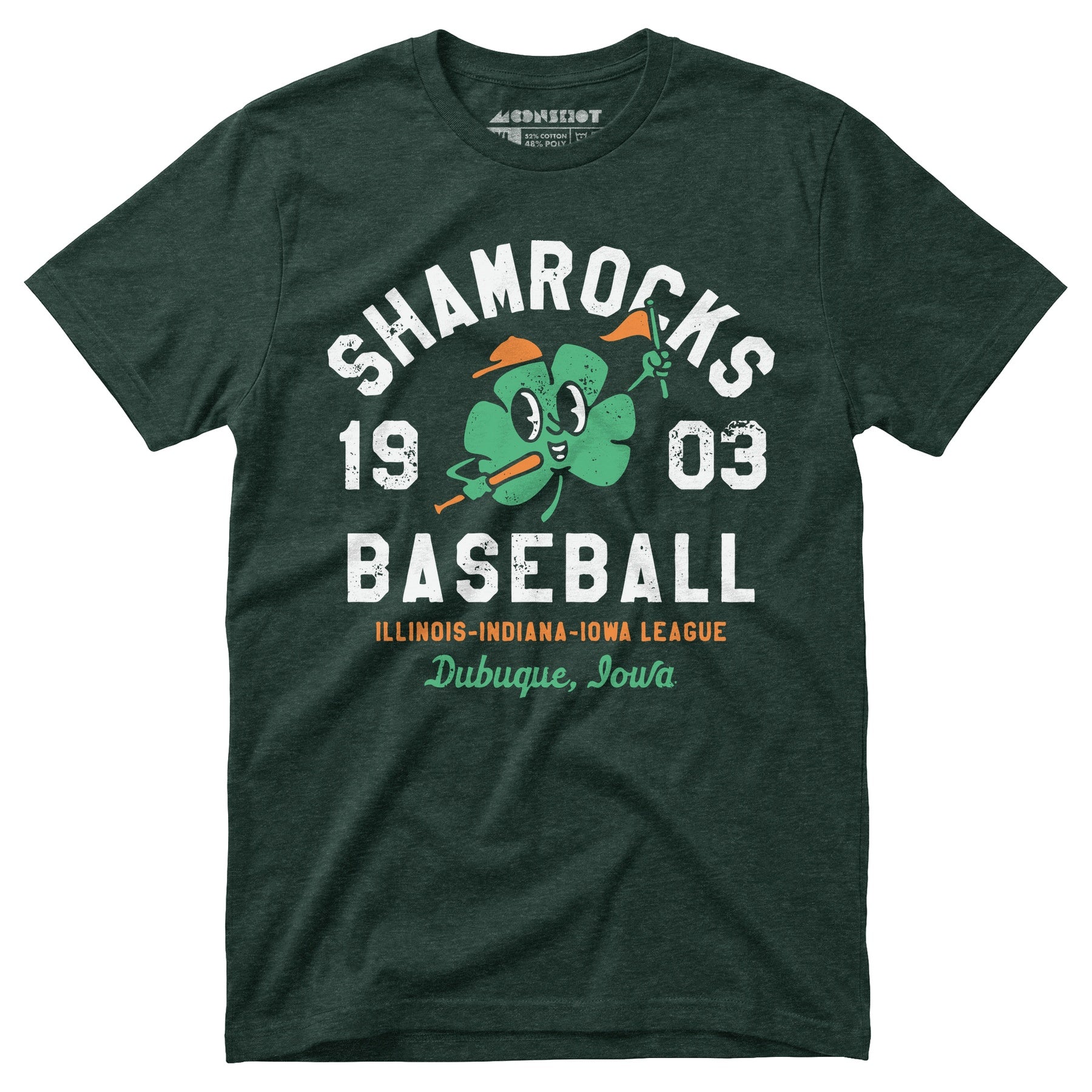 Dubuque Shamrocks - Iowa - Vintage Defunct Baseball Teams - Unisex T-Shirt