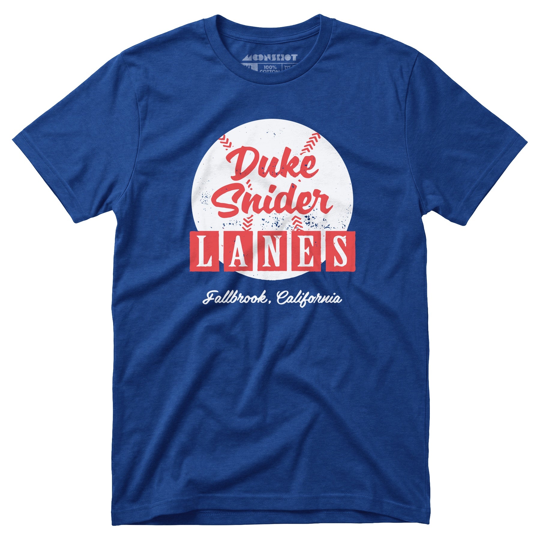 Duke Snider Lanes - Fallbrook, CA - Vintage Bowling Alley - Unisex T-Shirt