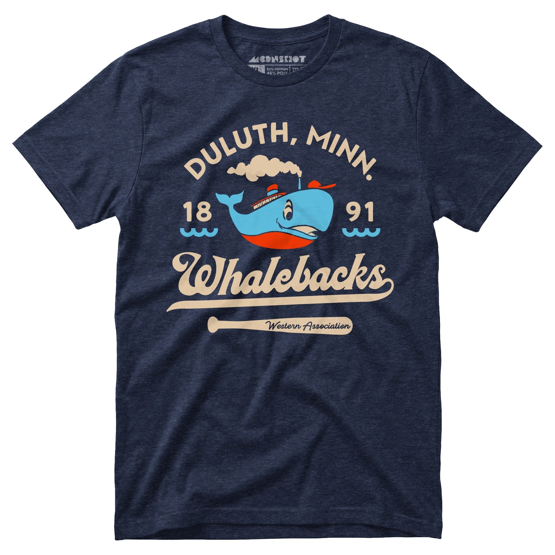 Duluth Whalebacks - Minnesota - Vintage Defunct Baseball Teams - Unisex T-Shirt