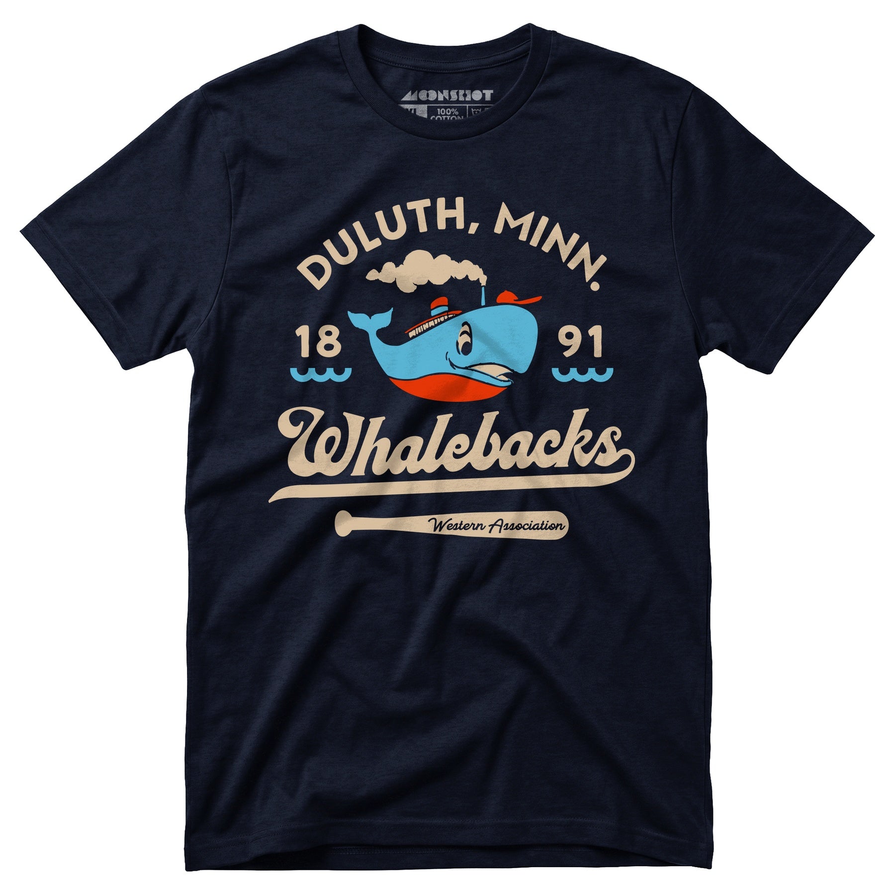 Duluth Whalebacks - Minnesota - Vintage Defunct Baseball Teams - Unisex T-Shirt
