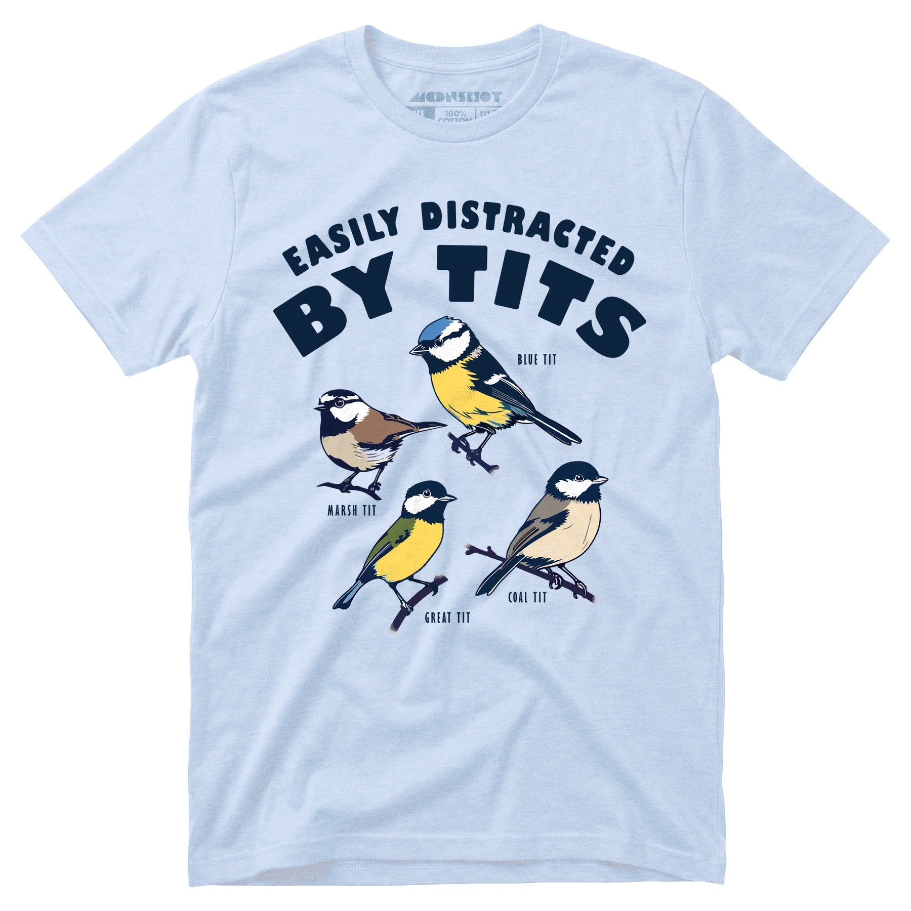 Easily Distracted Birds - Unisex T-Shirt