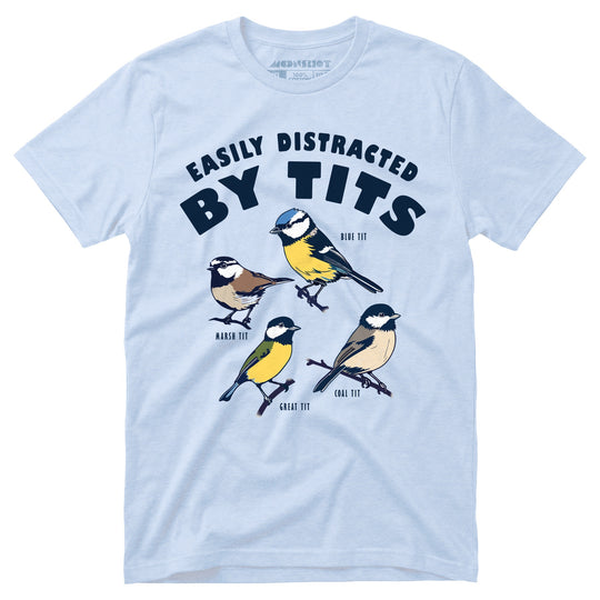 Easily Distracted Birds - Unisex T-Shirt