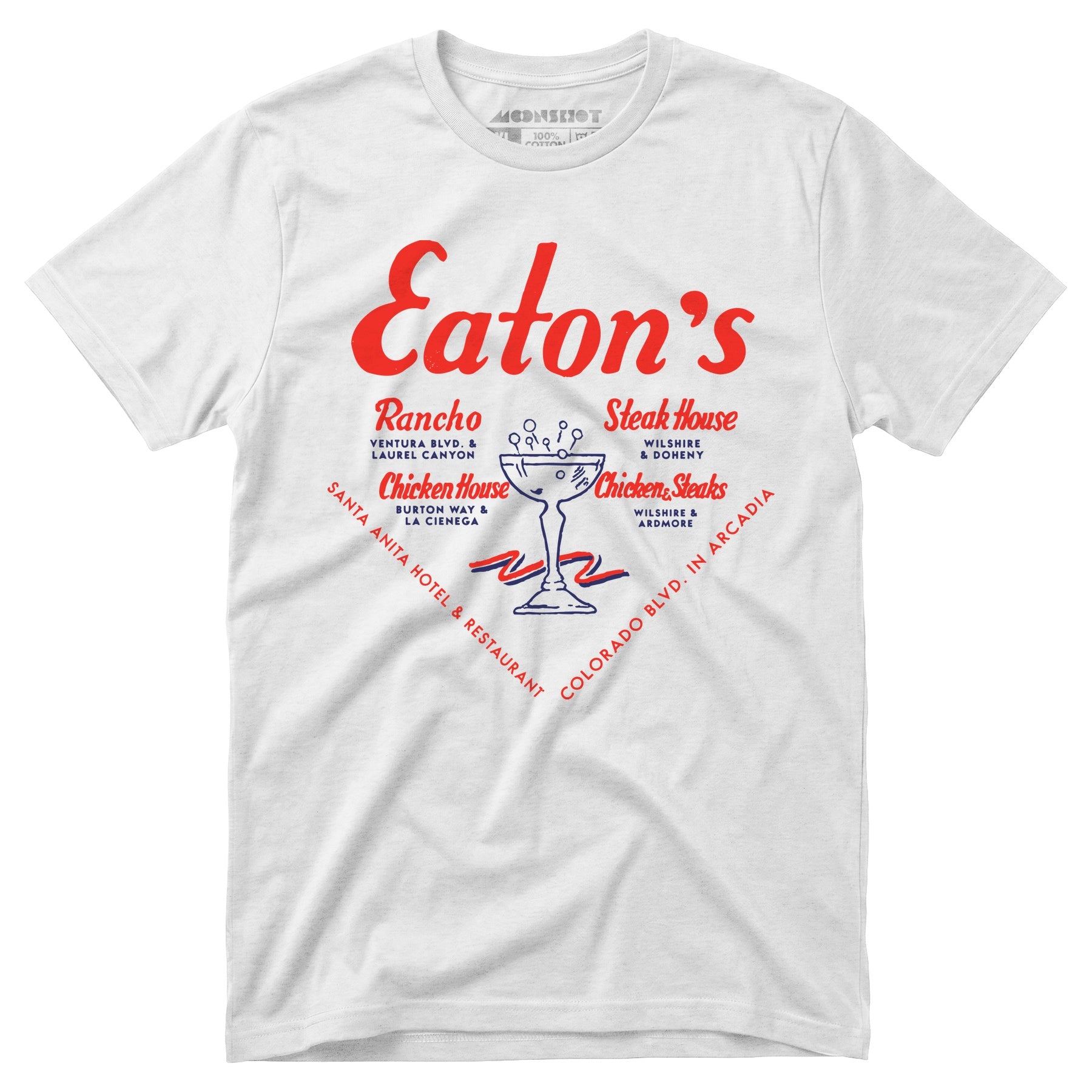 Eatons Restaurants - Los Angeles, CA - Vintage Restaurant - Unisex T-Shirt