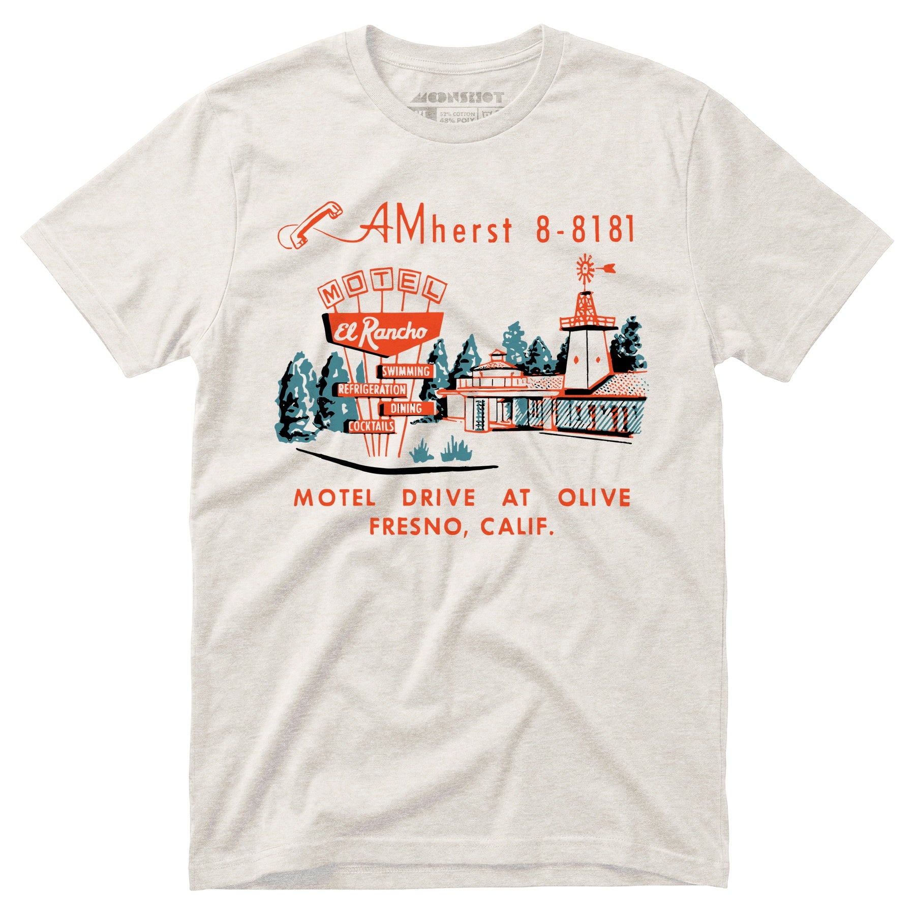 El Rancho Motel - Fresno, CA - Vintage Motel - Unisex T-Shirt