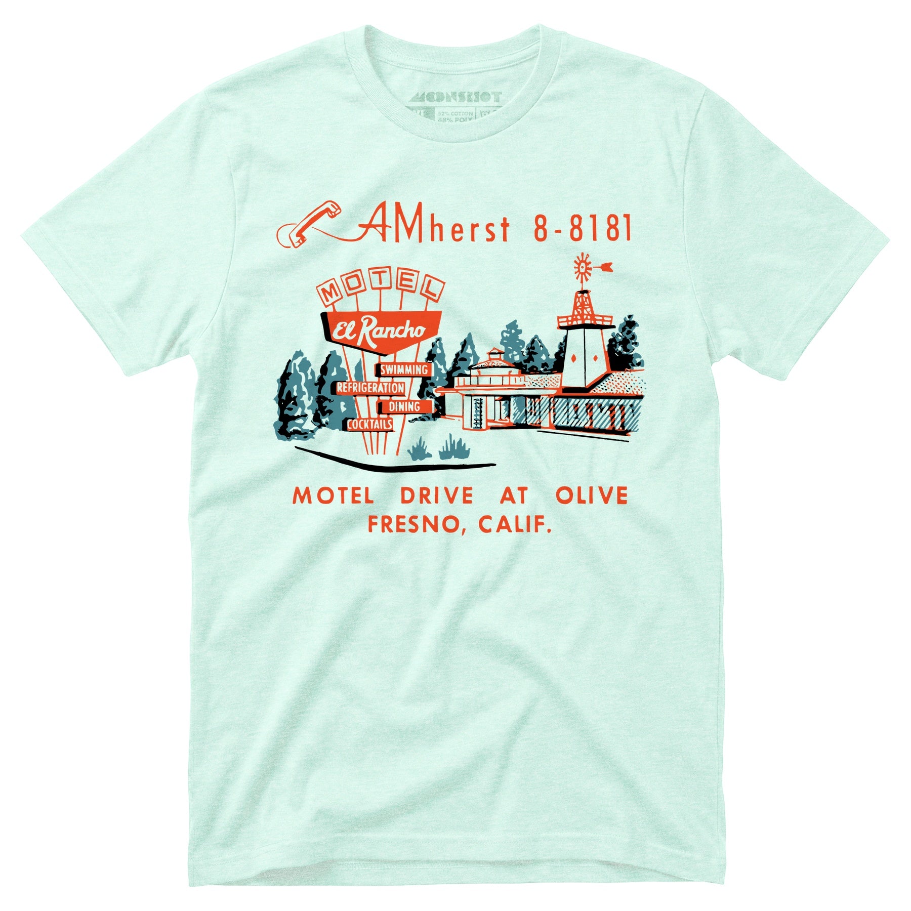 El Rancho Motel - Fresno, CA - Vintage Motel - Unisex T-Shirt