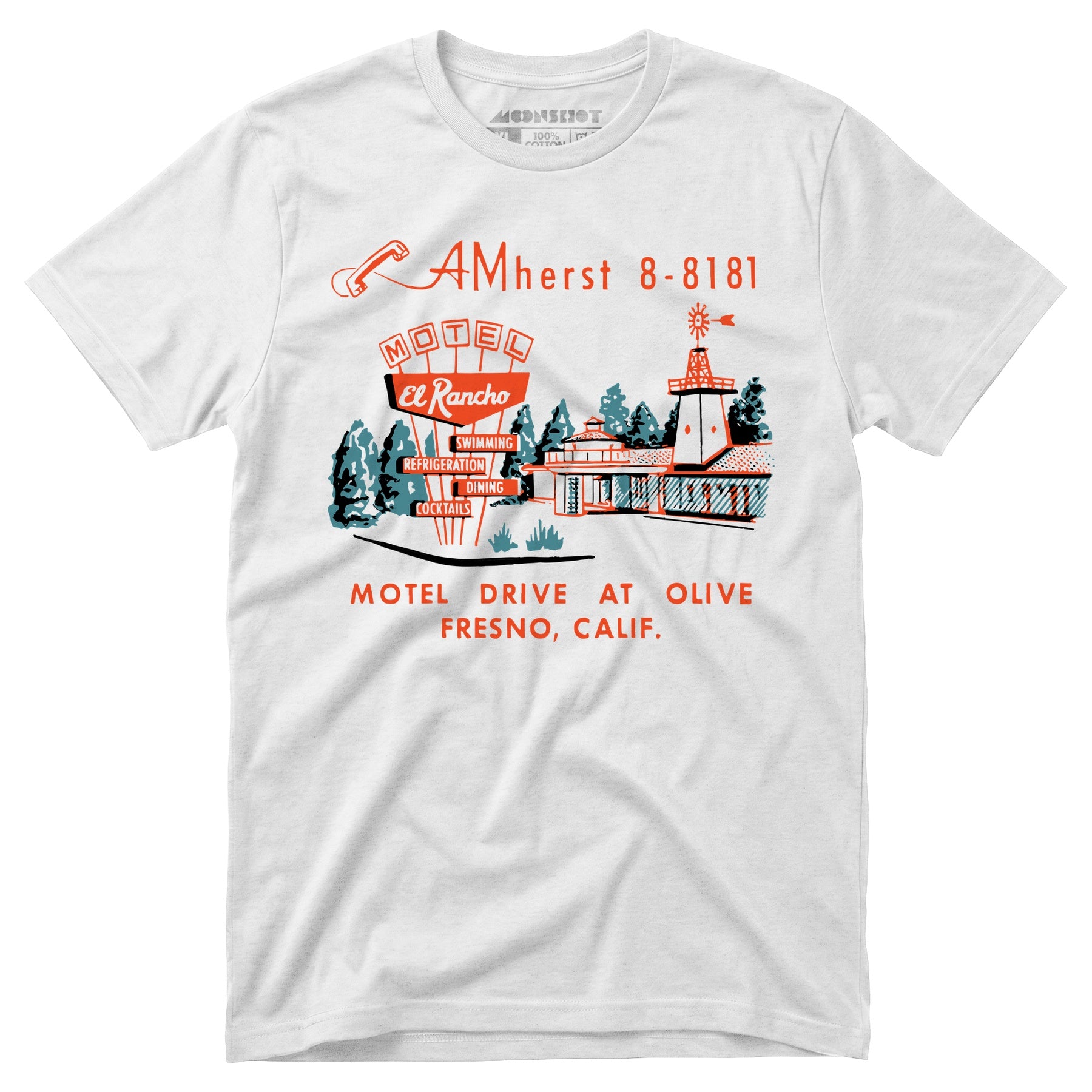 El Rancho Motel - Fresno, CA - Vintage Motel - Unisex T-Shirt