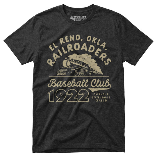 El Reno Railroaders - Oklahoma - Vintage Defunct Baseball Teams - Unisex T-Shirt