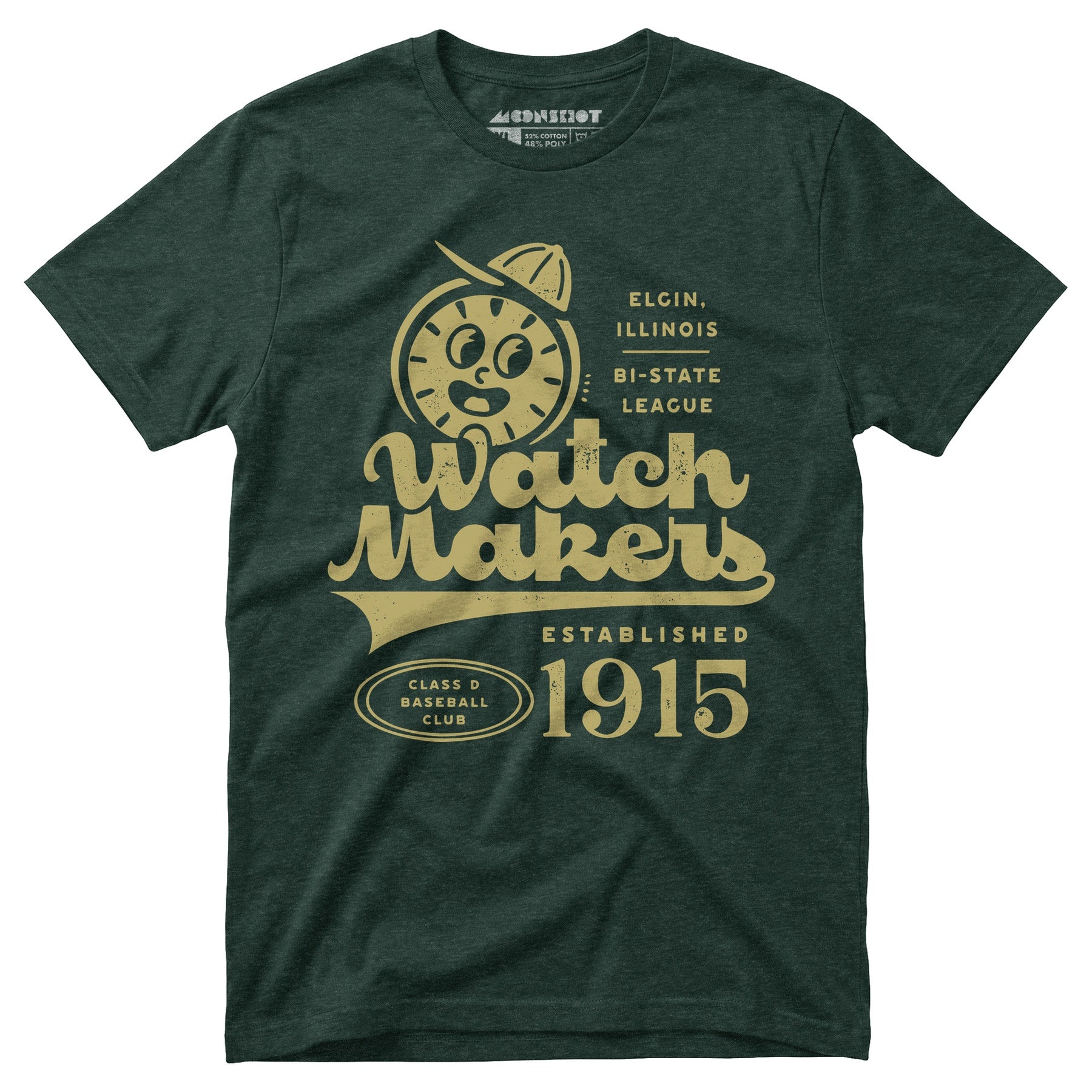 Elgin Watch Makers - Illinois - Vintage Defunct Baseball Teams - Unisex T-Shirt
