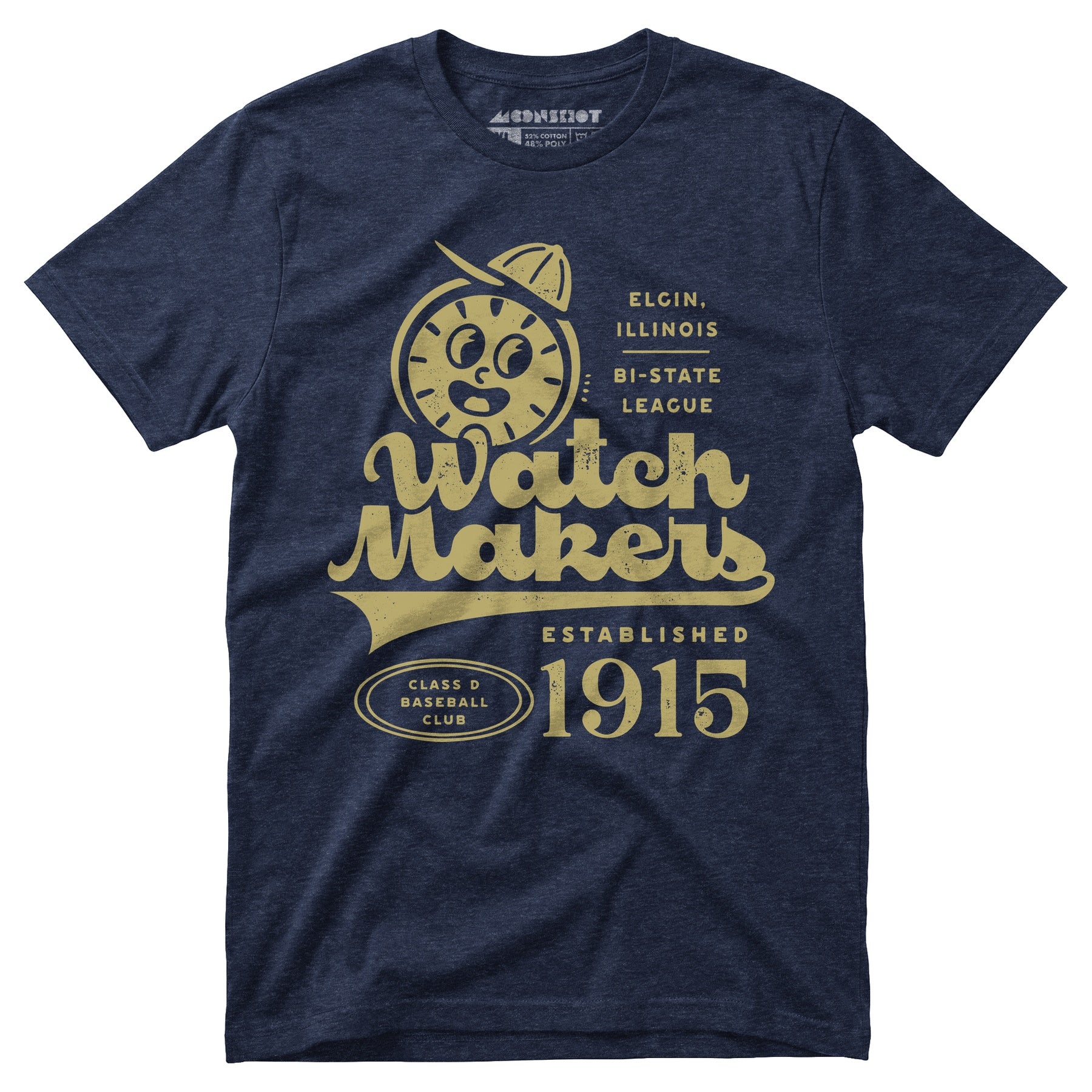 Elgin Watch Makers - Illinois - Vintage Defunct Baseball Teams - Unisex T-Shirt