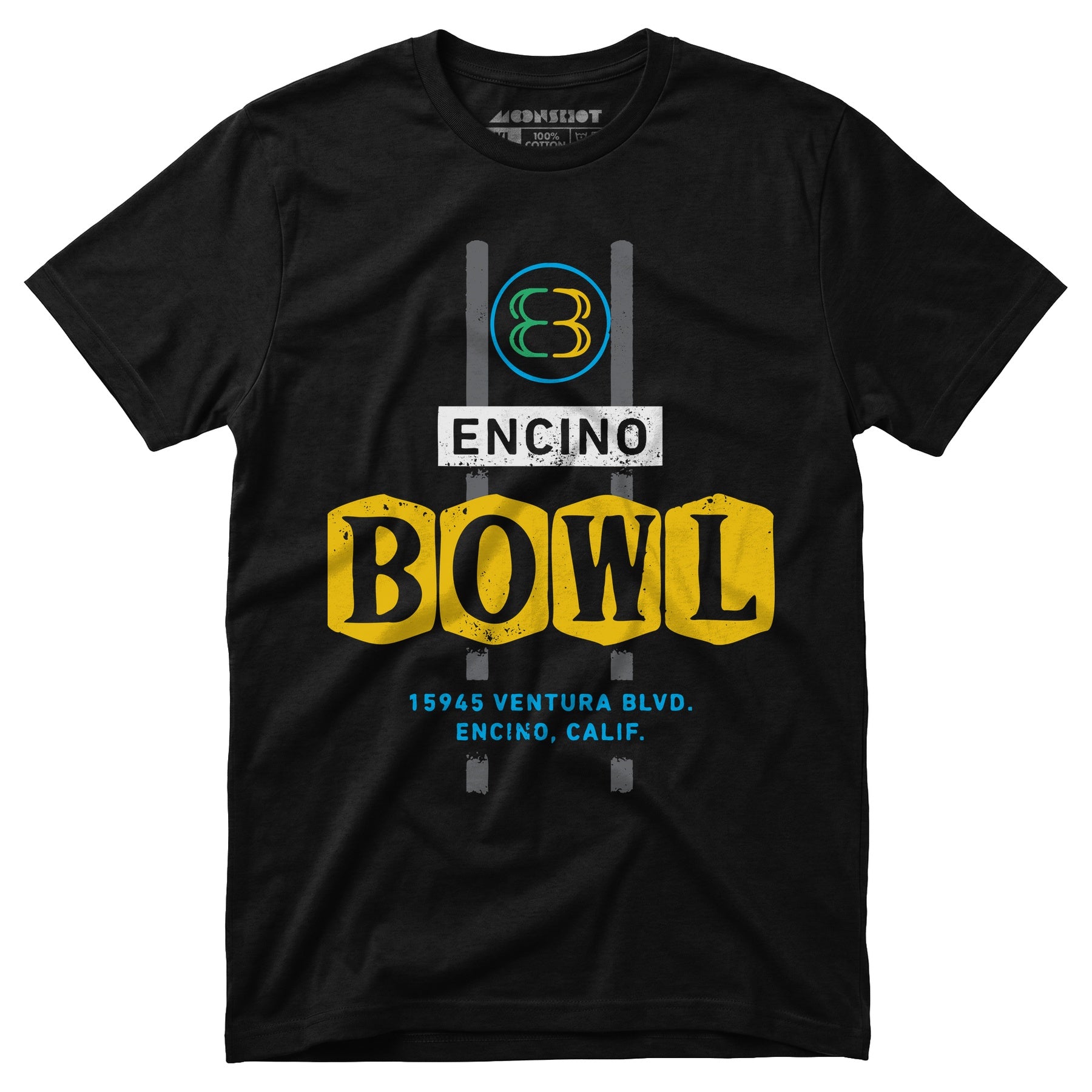 Encino Bowl - Encino, CA - Vintage Bowling Alley - Unisex T-Shirt