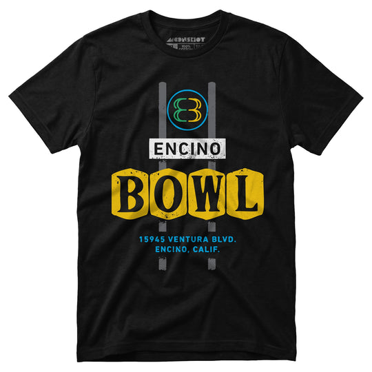 Encino Bowl - Encino, CA - Vintage Bowling Alley - Unisex T-Shirt