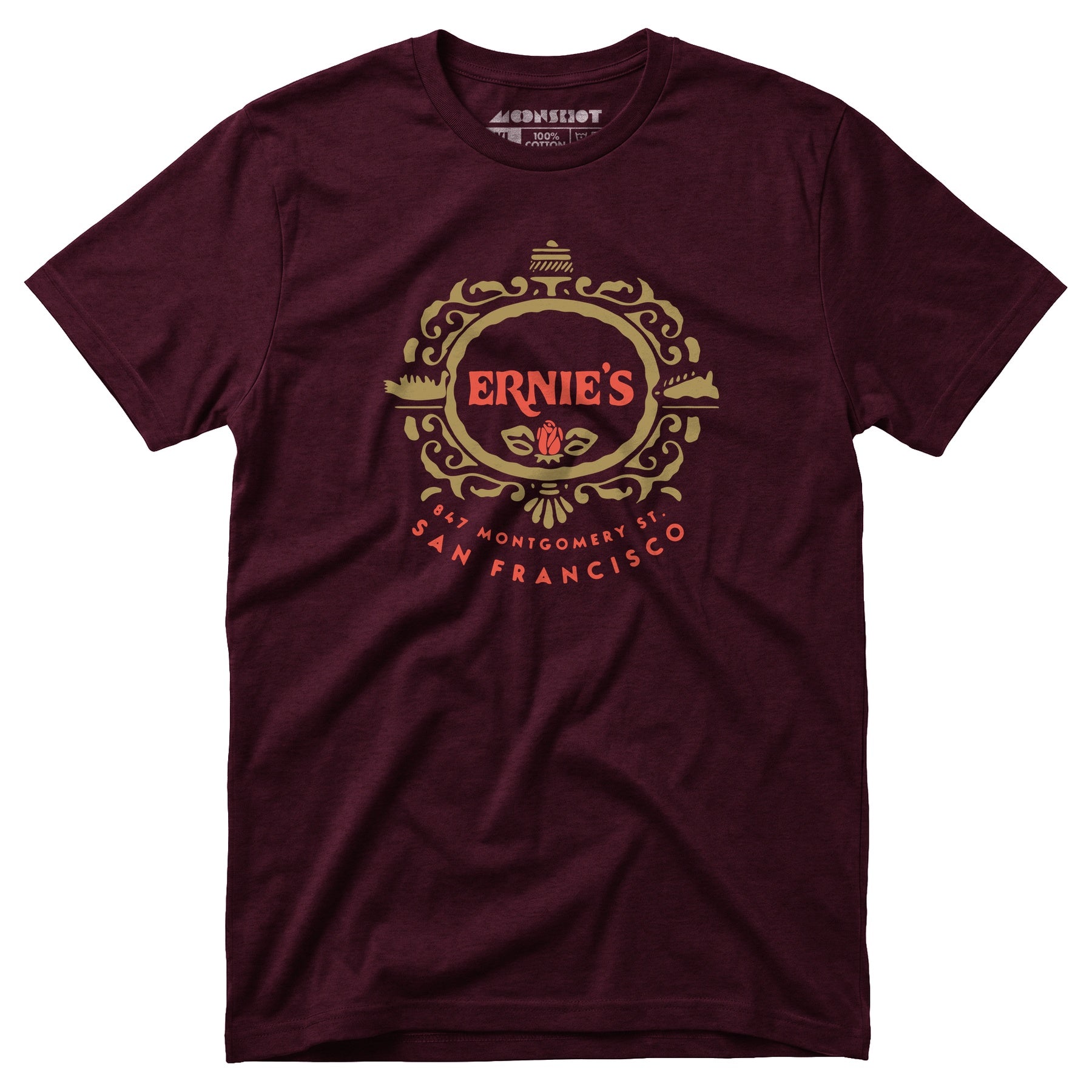 Ernie's - San Francisco, CA - Vintage Restaurant - Unisex T-Shirt