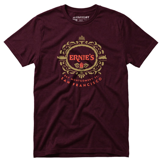 Ernie's - San Francisco, CA - Vintage Restaurant - Unisex T-Shirt