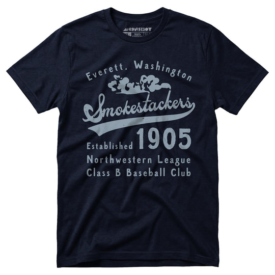 Everett Smokestackers - Washington - Vintage Defunct Baseball Teams - Unisex T-Shirt