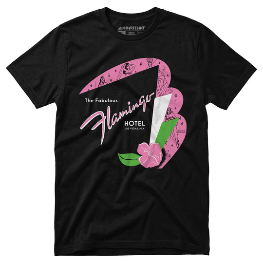 Fabulous Flamingo Hotel v2 - Vintage Las Vegas - Unisex T-Shirt
