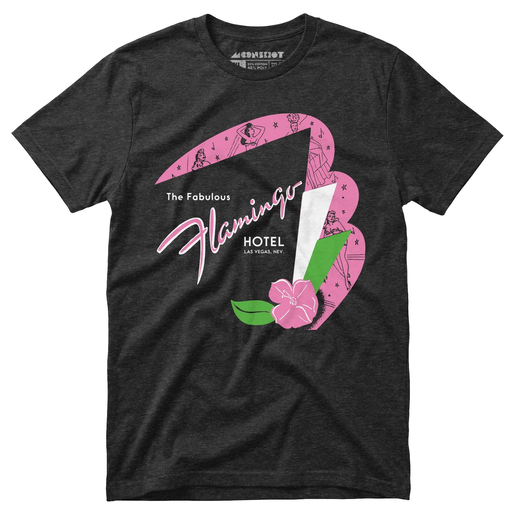 Fabulous Flamingo Hotel v2 - Vintage Las Vegas - Unisex T-Shirt