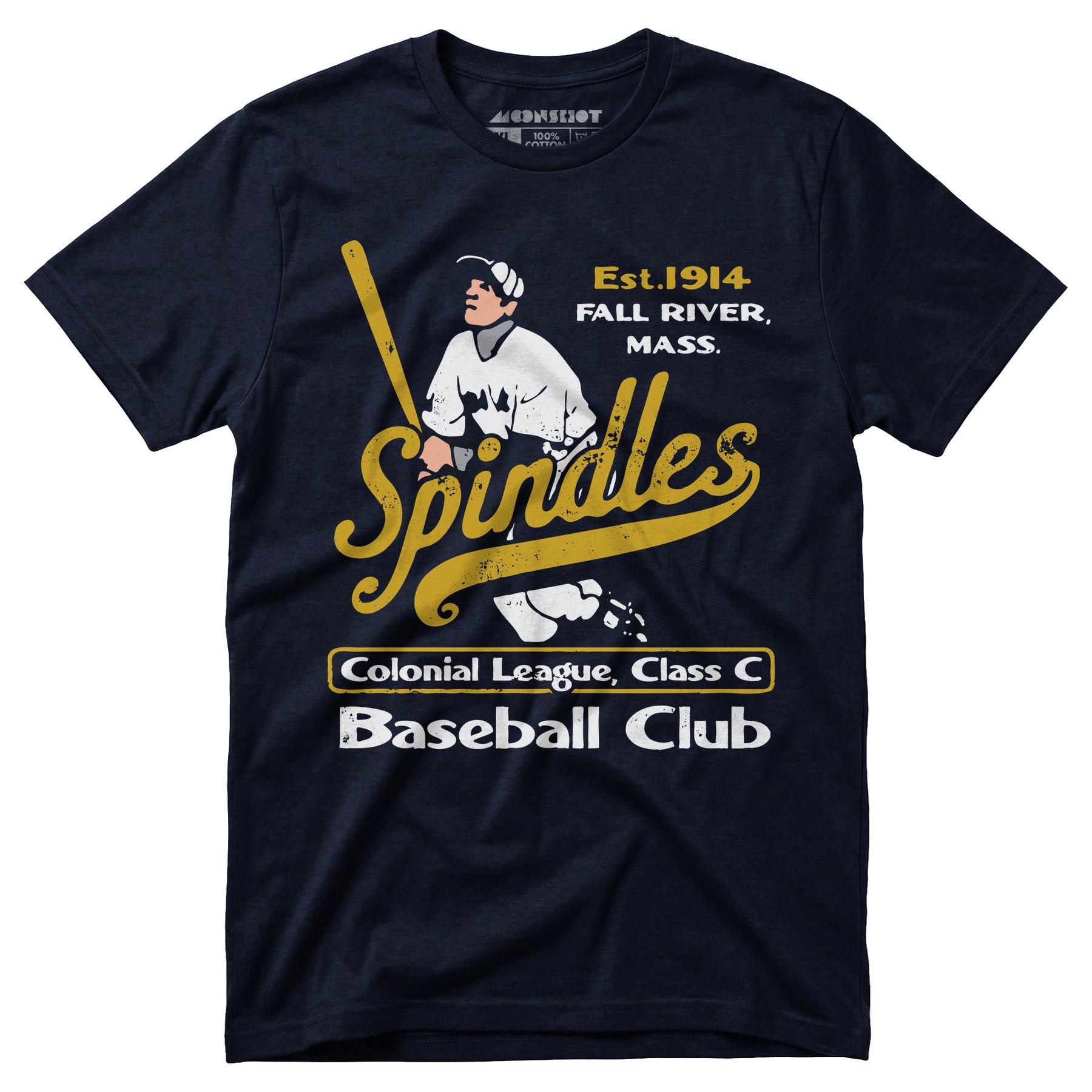 Fall River Spindles - Massachusetts - Vintage Defunct Baseball Teams - Unisex T-Shirt