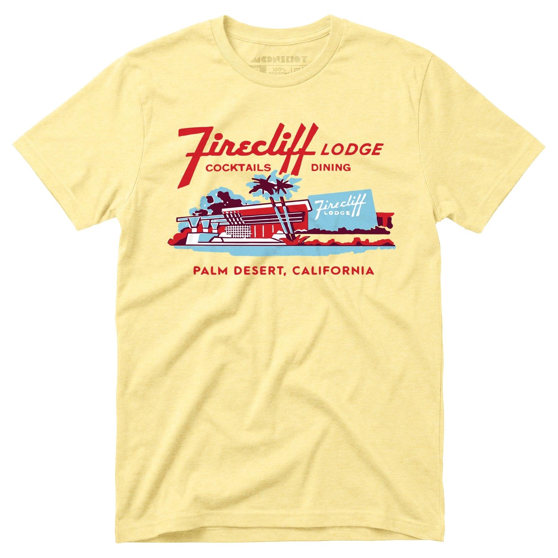 Firecliff Lodge Hotel - Vintage Greater Palm Springs, CA - Unisex T-Shirt