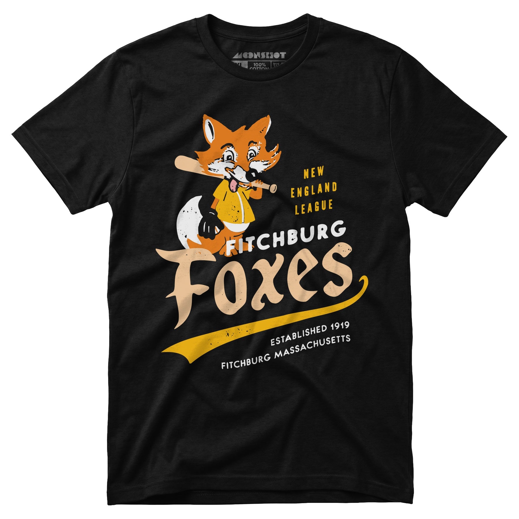 Fitchburg Foxes - Massachusetts - Vintage Defunct Baseball Teams - Unisex T-Shirt