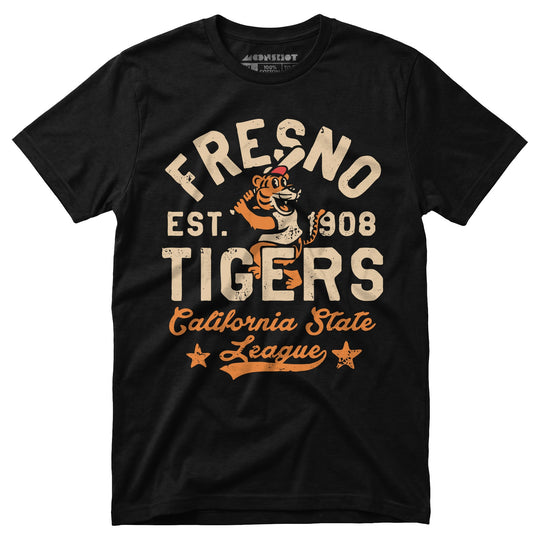 Fresno Tigers - California - Vintage Defunct Baseball Teams - Unisex T-Shirt