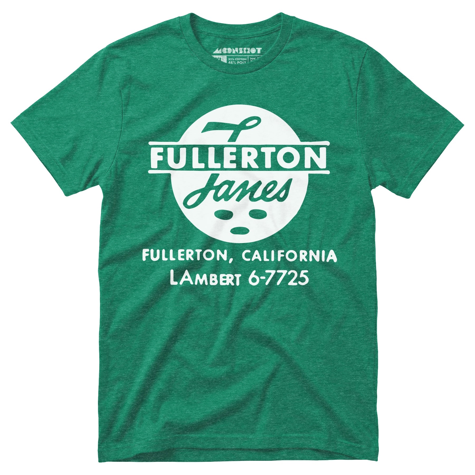 Fullerton Lanes - Fullerton, CA - Vintage Bowling Alley - Unisex T-Shirt